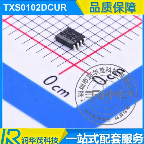 IC TXS0102DCUR VSSOP-8 丝印 FE 2位24Mbps 电平转换器 芯片 TI