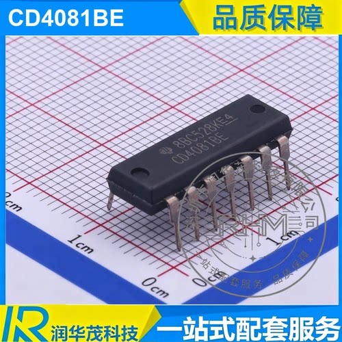 原装 IC CD4081BE PDIP-14 丝印 CD4081BE 4CH 3-18V 与门 IC TI