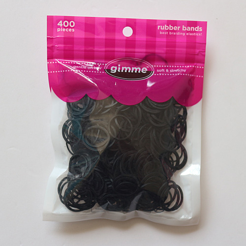 黑色弹力发圈小皮筋