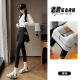 外穿秋冬加绒遮胯弹力运动跑步打底裙裤 新款 保暖假两件高腰鲨鱼裤