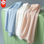 夏jk家居短裤 薄款 不卷边冰丝 女防走光三分打底裤 宽松可外穿安全裤