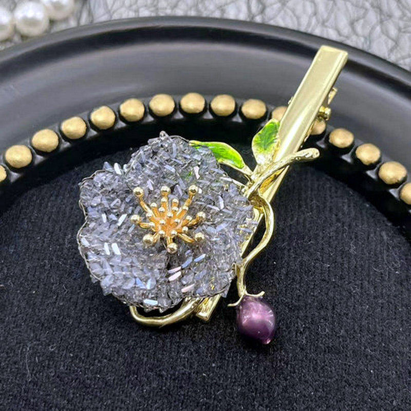 艾尚美饰4.5厘米鸭嘴夹刘海夹小女生女士碎发夹精致洋气甜美边夹