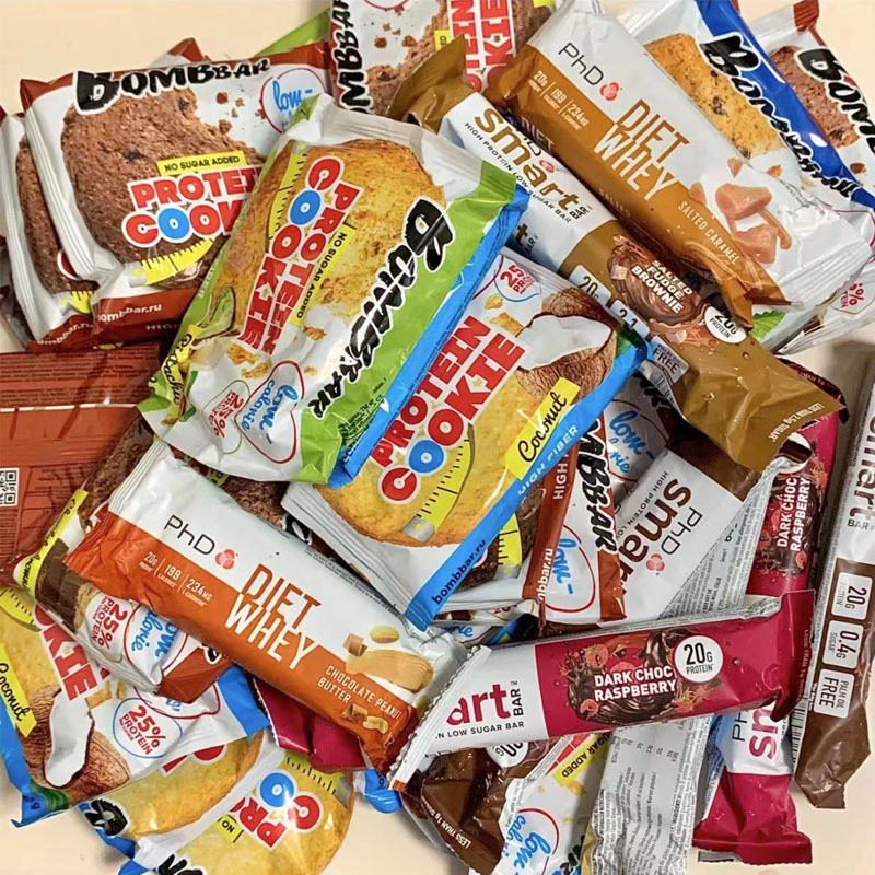 bombbar蛋白曲奇蛋白棒营养饱腹