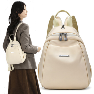 牛津布双肩包女小2026新款时尚出游通勤小背包女旅行迷你轻便小包