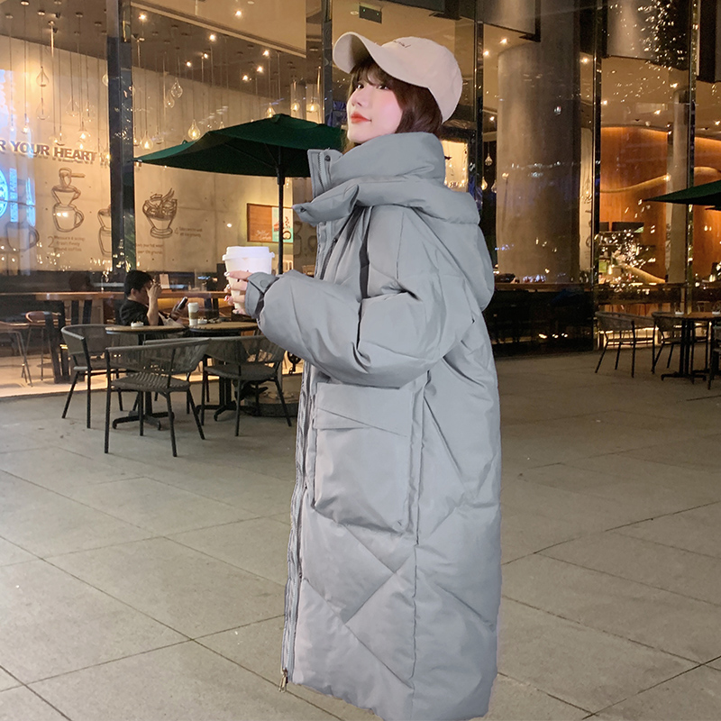 oversize面包服羽绒棉衣棉服女冬季外套中长款厚棉袄2025年新款潮