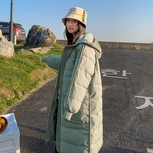 oversize面包服羽绒棉衣棉服女冬季外套中长款厚棉袄2023年新款潮