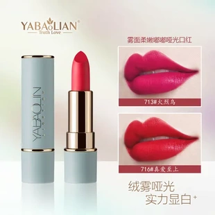 莲口红雅宝易上色雾面套装平价多色不沾杯丝绒防水哑光