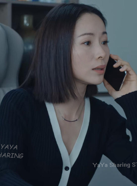 秋雪漫过的冬天吴怡君江一燕同款项链时尚简约钛钢微笑锁骨链颈链