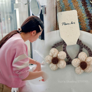 骄阳似我聂曦光赵今麦同款 发绳复古森系小花朵扎马尾头绳发饰头饰