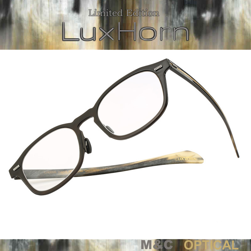 Luxhorn牛角 纯手工制造高端眼镜全框男女款近视眼镜架 LH0006