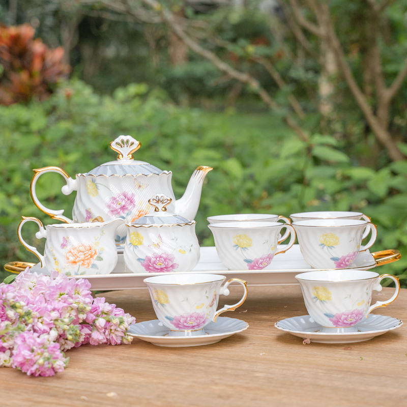 英格丽骨瓷轻奢咖啡具