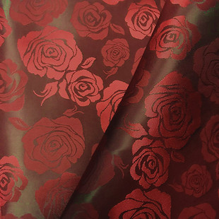 新国风新中式里布西装毛呢羊绒大衣里衬面料热卖防静电人丝提花布