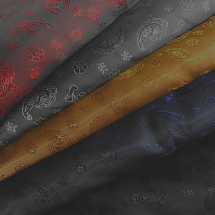 新国风新中式服装里布人丝防静电里料小蝌蚪西服里衬佩里斯大衣