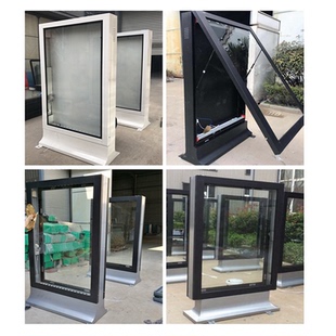 户外灯箱广告牌落地立式太阳能滚动灯箱壁挂式灭蚊灯箱宣传栏液压