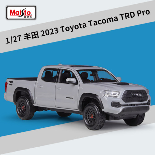 美驰图1:27丰田2023Tacoma TRD Pro皮卡仿真合金成品汽车模型玩具