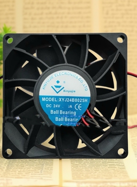 AA全新XYJ24B8025H高转速变频器大风量DC24V伏0.30A/0.2A风扇8cm