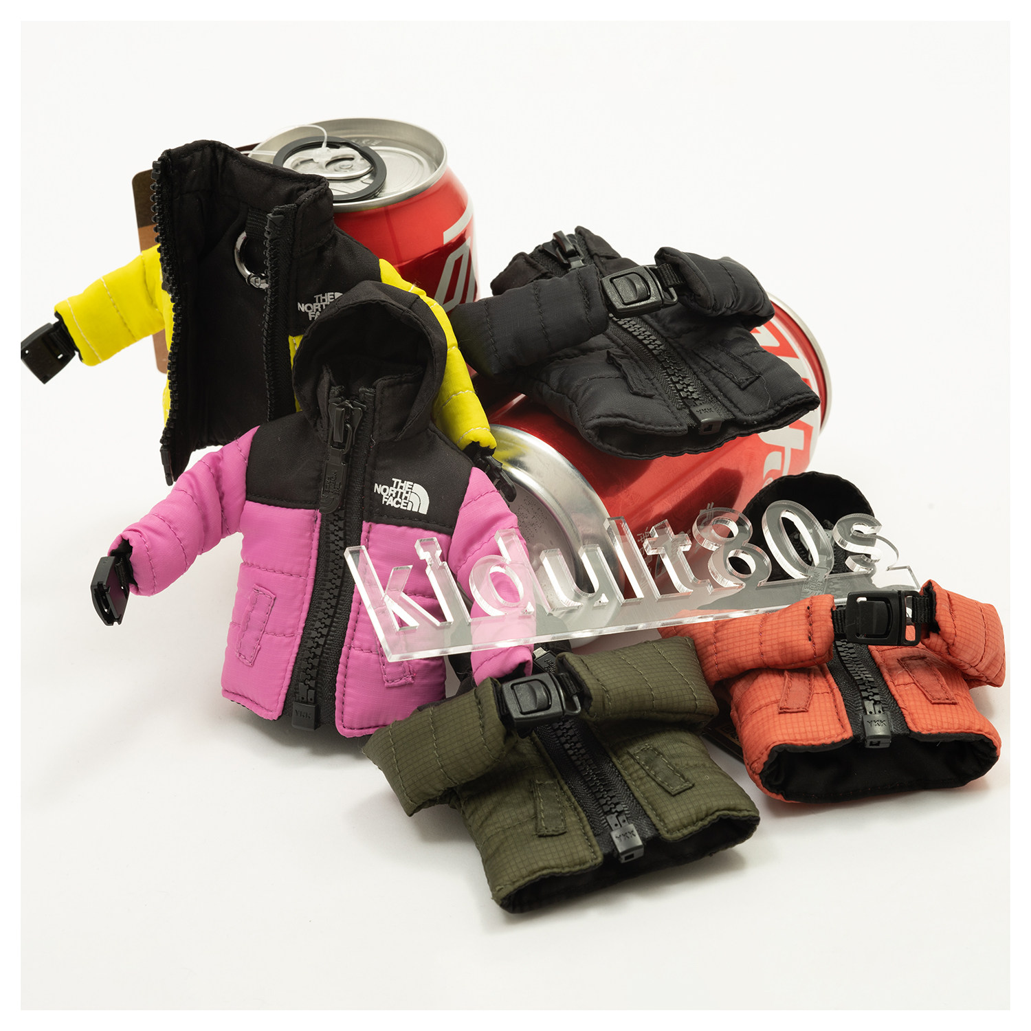 日系迷你经典羽绒服款钥匙扣 可做pocket3/车钥匙保护套