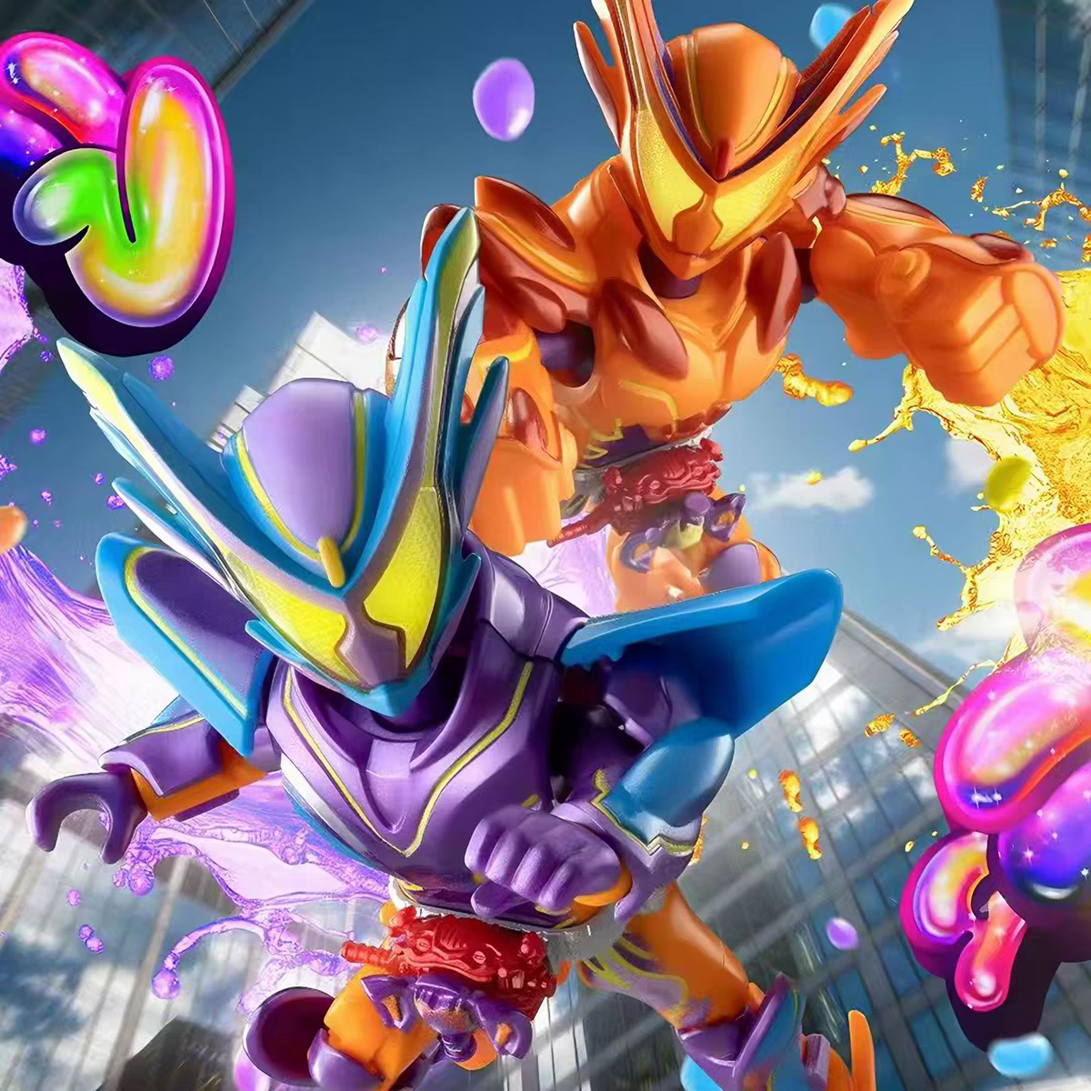 布鲁可假面骑士第6弹群星版第六代极狐九尾创骑加布蛋糕王大隐藏图片