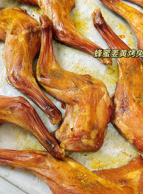 皮皮家 蜂蜜姜黄烤兔腿宠物鲜食狗狗零食猫湿粮包高蛋白营养即食