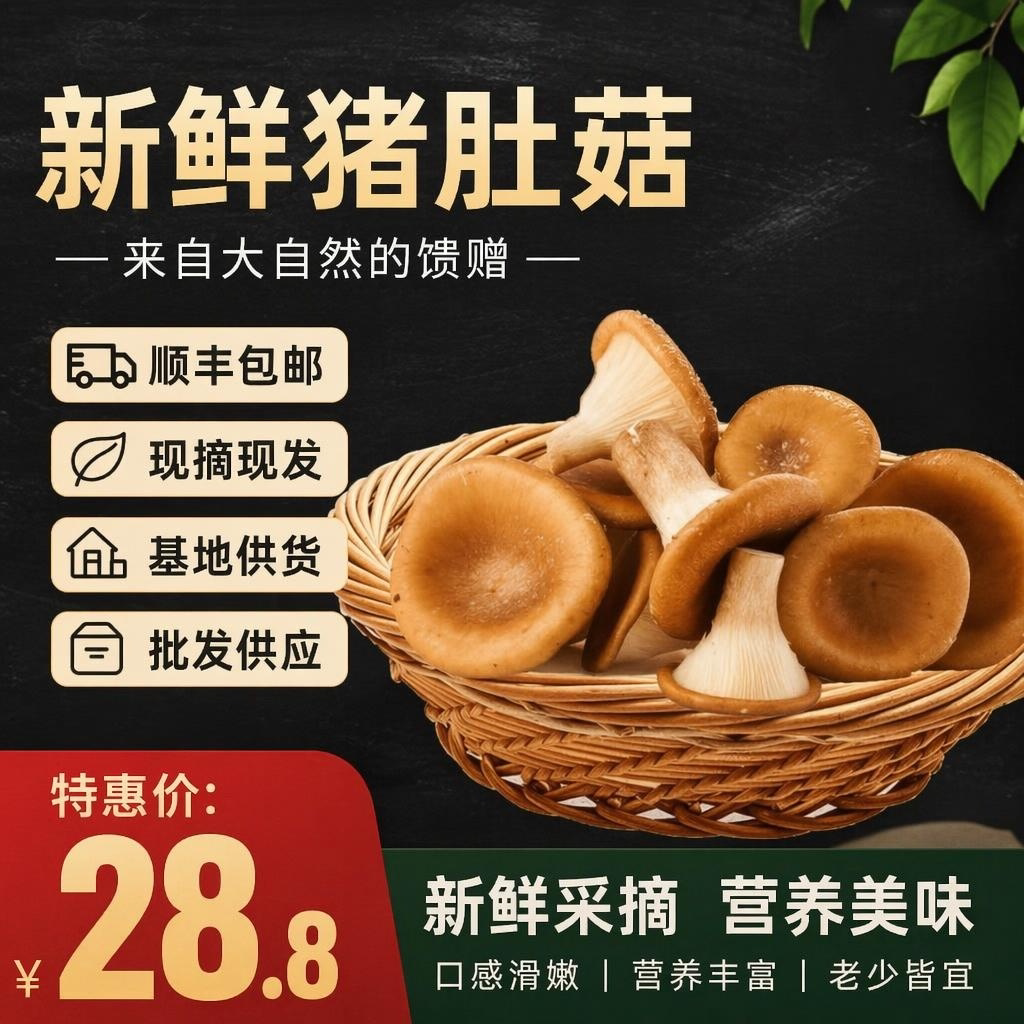 福建新鲜猪肚菇现摘现发