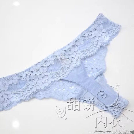 亏清11任4条包邮 欧美女内裤性感诱惑女士蕾丝花边透明丁字裤T裤