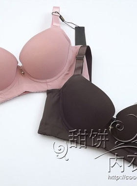 207国货精品 光面按摩女内衣聚拢胸罩收副乳上薄下厚调整型文胸