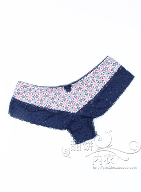 亏清任4条包邮04欧美棉质超仙性感内裤 低腰蕾丝边三角裤棉裆底裤