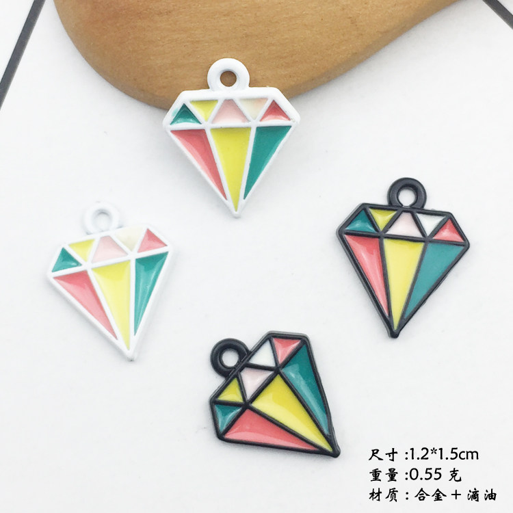 Korean Edition lovely colour Spray paint Diamonds alloy Pendant diy Hairdressing Bracelet Necklace accessories DIY Accessoriesin the Accessories/Fashion Jewelry,  DIY Fitting , Other DIY Jewelry Accessories  category - from Buy2taobao.com to provide professional Taobao agent buy service