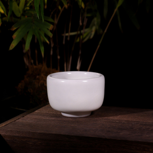 钧官瓷主人杯 神垕付向阳手工羊脂玉原矿茶具茶杯中式简约风礼盒