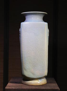 手工制作家居装饰摆件钧瓷花瓶