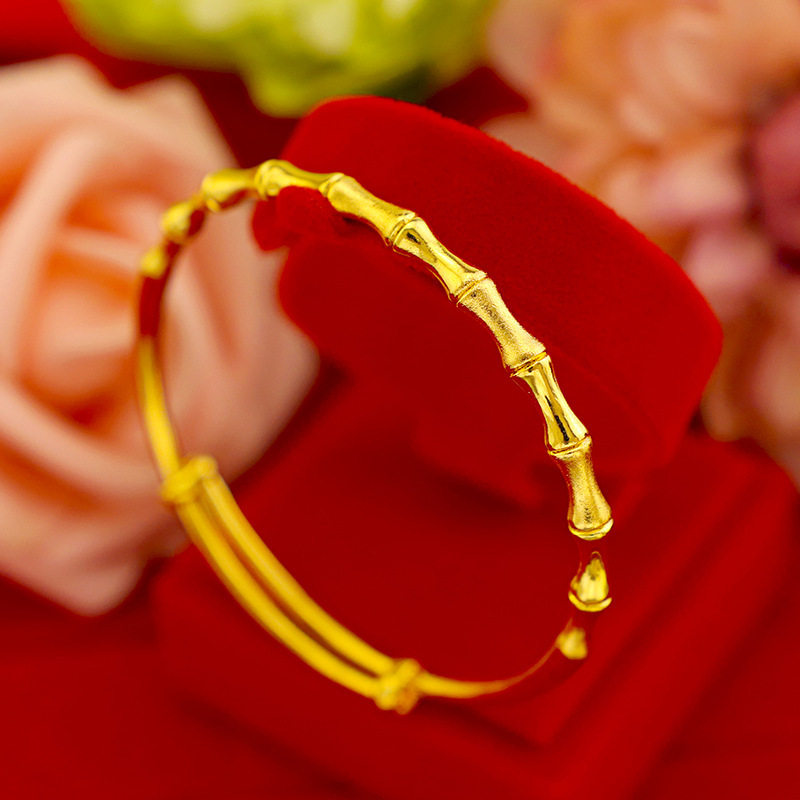 24k Gold bracelet 3D gold Dracaena sanderiana Bracelet 999 Sufficient gold fashion Female models Bamboo Bracelet Fade Braceletsin the Jewelry/Diamond/Jade/Gold , Gold jewelery (New) , Bracelets  category - from Buy2taobao.com to provide professional Taobao agent buy service