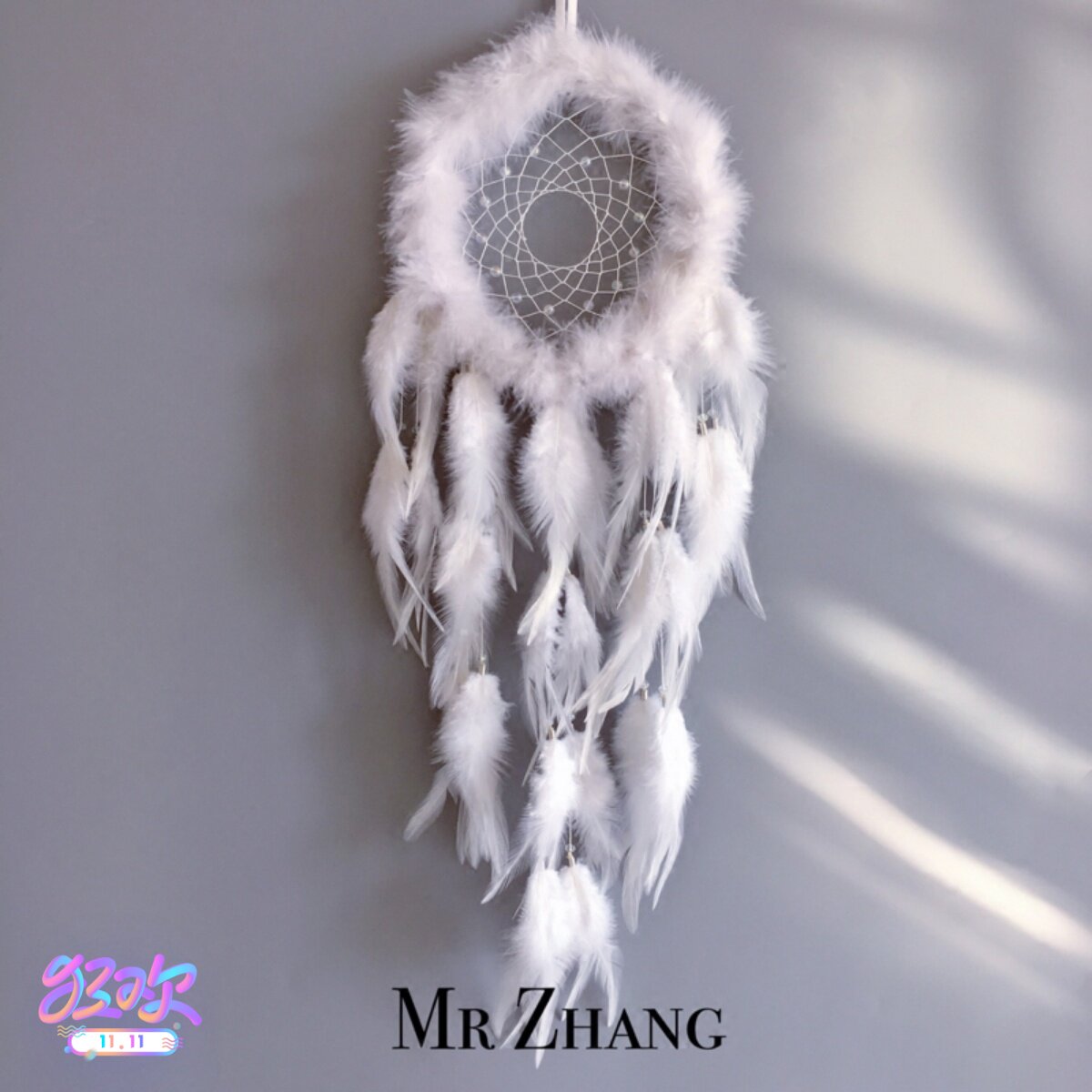 MR ZHANG原创捕梦网房间装饰印第安羽毛挂饰文艺礼物复古少女软妹