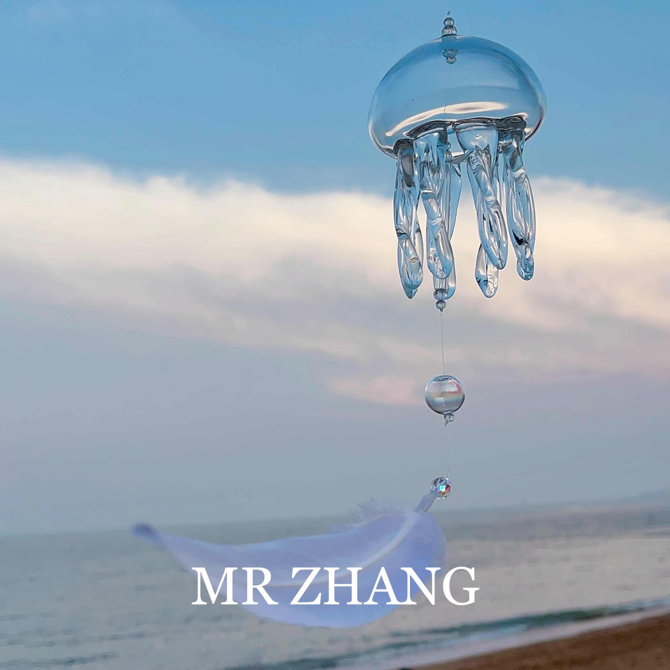 水母风铃梦幻氛围感礼物窗台挂饰