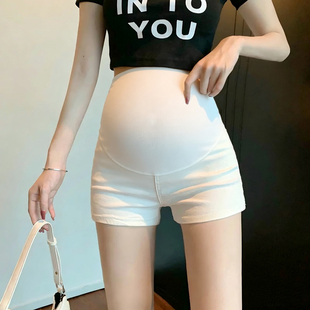 孕妇短裤外穿夏天小个子打底裤夏款夏装孕早期大码牛仔裤夏季薄款