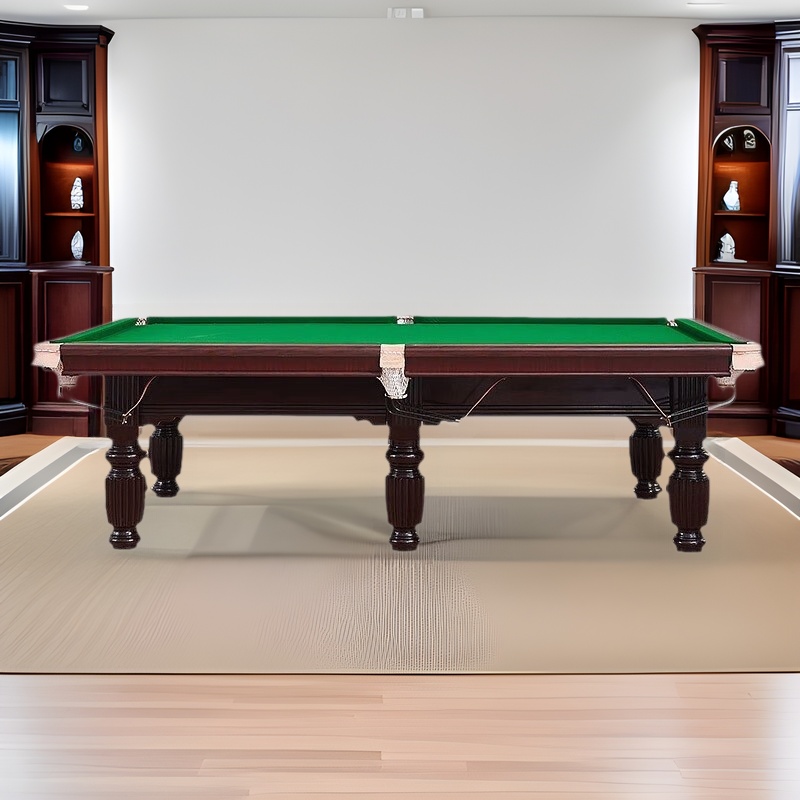 新款台球桌成人包家用中式黑8标准球桌美式桌球案9尺台升级版室内