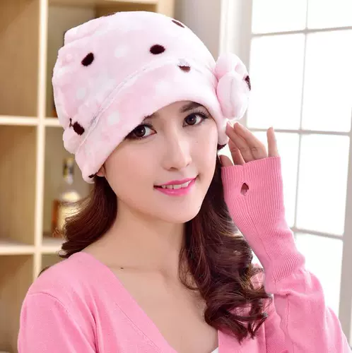 Осенняя демисезонная коралловая бархатная послеродовая удерживающая тепло шапка для молодой матери для беременных, увеличенная толщина