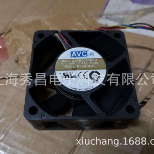现货AVC DATB0625B8H P030 6025 48V 0.17A 6厘米 4线服务器风扇
