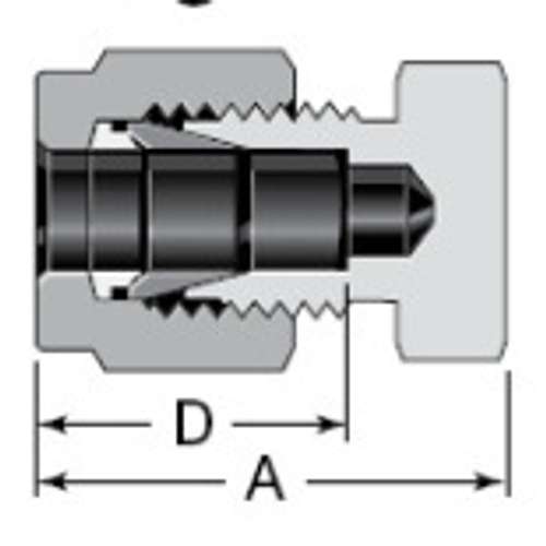 世伟洛克SWAGELOK管接头堵头SS-810-P