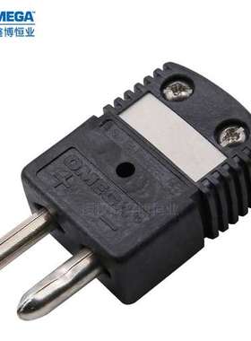 HSTW-J-M热电偶插头美国欧米高温连接器J型温度探头测温线公插头