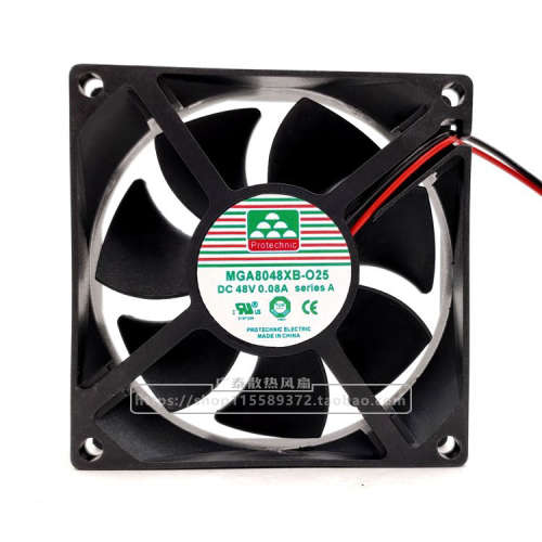 原装永立MAGIC MGA8048XB-O25 8025 48V 0.08A 2线超静音散热风扇