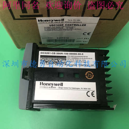霍尼韦尔Honeywell原装正品温控器DC3201-CE-300R-100-00000-00-0