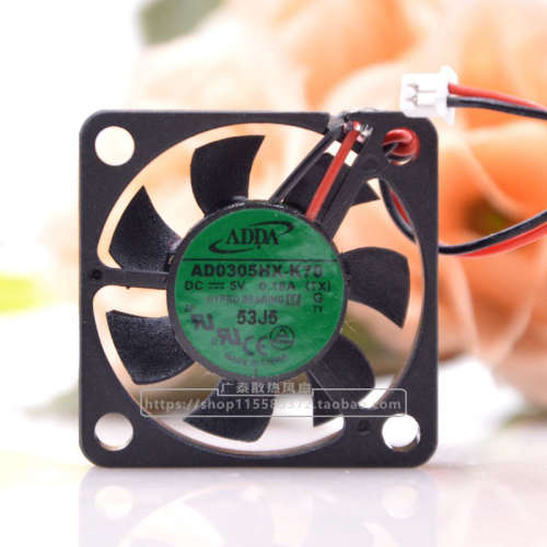 ADDA协喜 AD0305HX-K70 5V 0.18A 3006 2线 超薄微型散热风扇 3CM