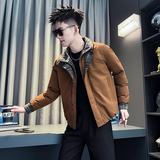 黑首F43-P148-控198抖音直播主风男士立领加厚流行百搭棉衣外套男，男装棉衣，星座309A