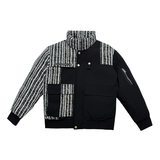 黑首F38-P148-控198抖音直播主风男士立领加厚流行百搭棉衣外套男，男装棉衣，星座309A