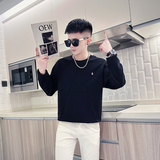 米首WY303-P58控78抖音主风秋冬时尚男士卫衣休闲百搭男社会小伙，男装卫衣，星座309A