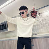 米首WY303-P58控78抖音主风秋冬时尚男士卫衣休闲百搭男社会小伙，男装卫衣，星座309A