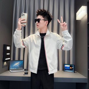 白首JK118-P88-控128抖音直播店主风潮流夹克男士外套社会小伙图片