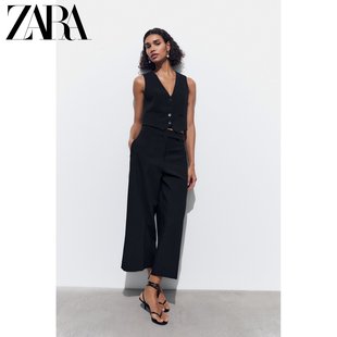 新品 女装 定制短款 800 ZARA24春季 背心 9929126