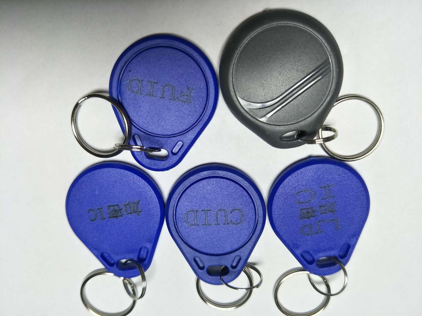 偏频ID复制250钥匙扣375加密 500防火墙门禁卡125KHZ F8268空卡ic