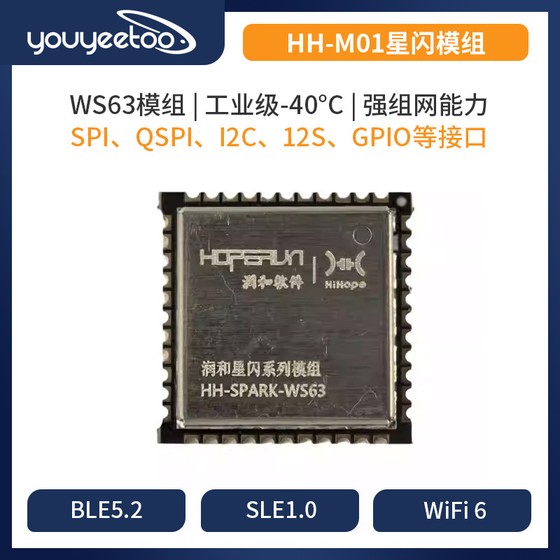 润和星闪WS63模组HH-M01